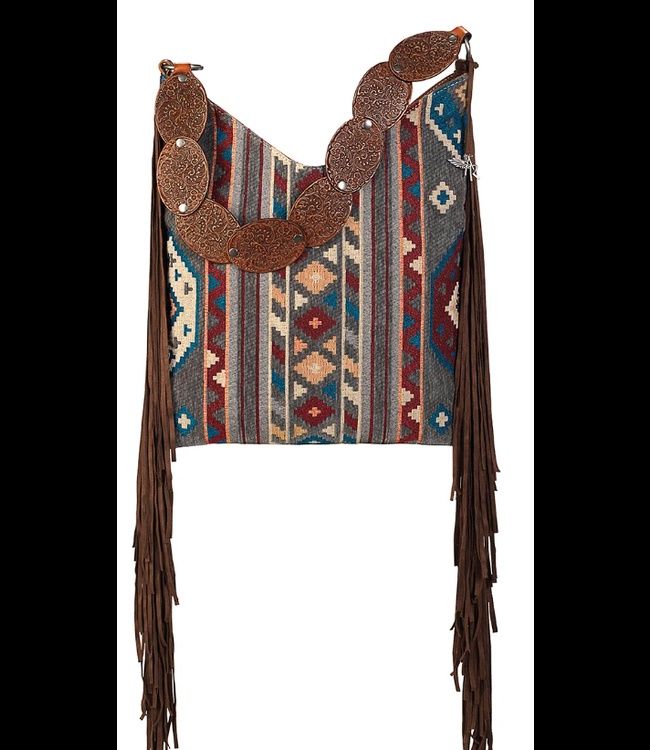 D330006697 ANGEL RANCH SOUTHWEST SHOULDER BAG