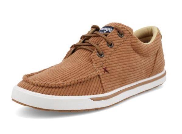 WCA0101 WOMEN&#39;S TWISTED X MEERKAT BROWN CORDUROY CASUAL KICKS