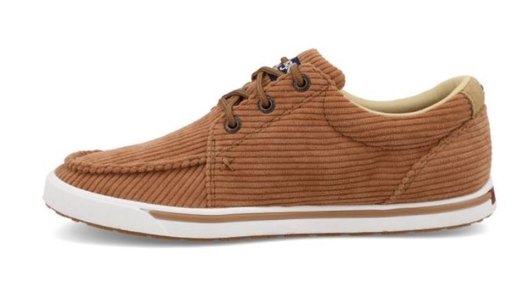 WCA0101 WOMEN'S TWISTED X MEERKAT BROWN CORDUROY CASUAL KICKS