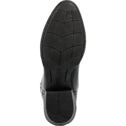 DDB0485 MEN'S DURANGO 12" POLISHED BLACK ONYX TRADITIONAL WESTERN BOOT