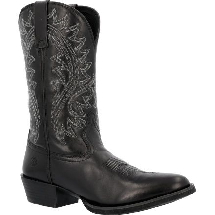 DDB0485 MEN&#39;S DURANGO 12&quot; POLISHED BLACK ONYX TRADITIONAL WESTERN BOOT