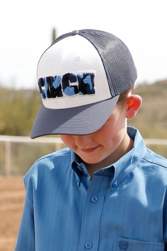MCC0606015 BOY&#39;S CINCH TRUCKER LOGO CAP