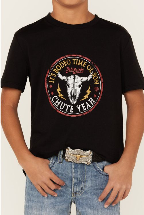 BB21T03096 BOY&#39;S ROCK &amp; ROLL DALE GRAPHIC SHORT-SLEEVE TEE