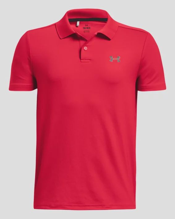 1364425-600 BOYS UNDER ARMOUR LOOSE POLO