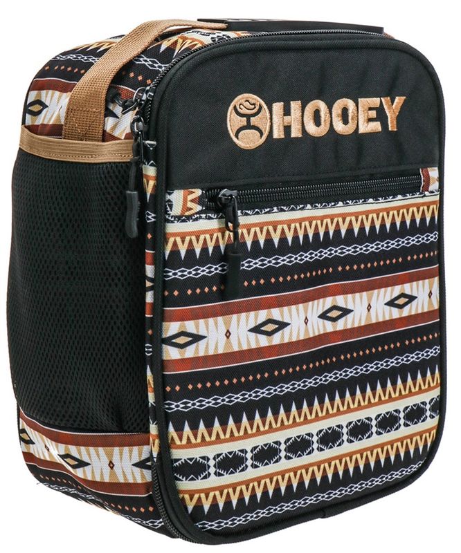HLB005-BKTN HOOEY BLACK AZTEC LUNCH BOX