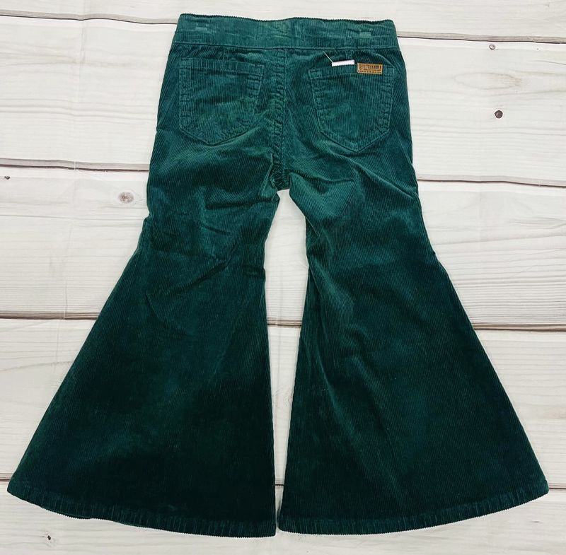 RRGD7PR0GE GIRL'S ROCK&amp;ROLL GREEN CORDUROY BELLS