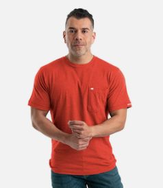 BSM38DR MEN&#39;S BERNE S/S DARK RED PERFORMANCE TEE
