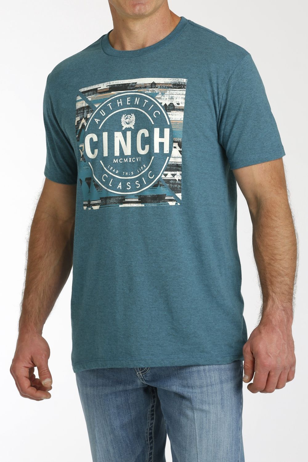 MTT1690626 MEN&#39;S CINCH LOGO SHORT-SLEEVE TEE