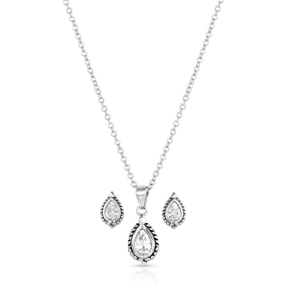 JS5487 MONTANA SILVERSMITHS FIRST LIGHT CZ JEWELRY SET