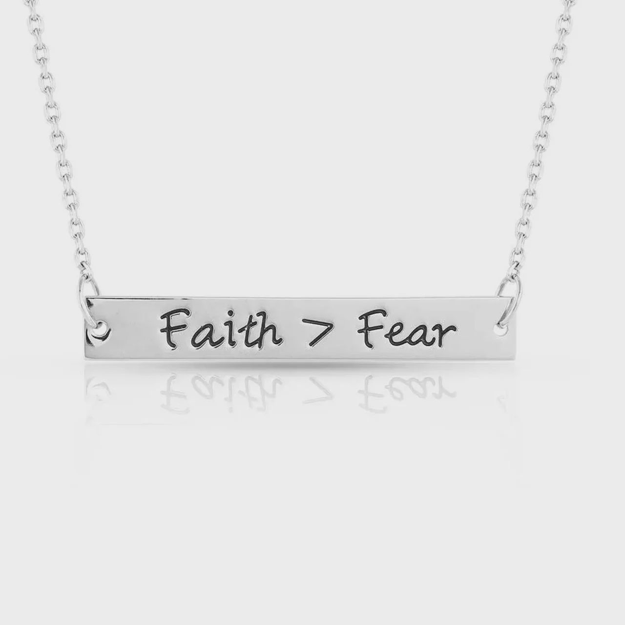 FFNC5060S MONTANA SILVERSMITHS FAITH OVER FEAR NECKL