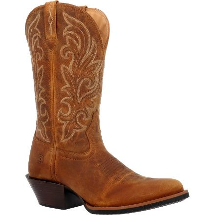 DRD0475 WOMEN&#39;S DURANGO 11&quot; BROWN CARAMEL WESTERN ROUND TOE SHYLOH BOOT