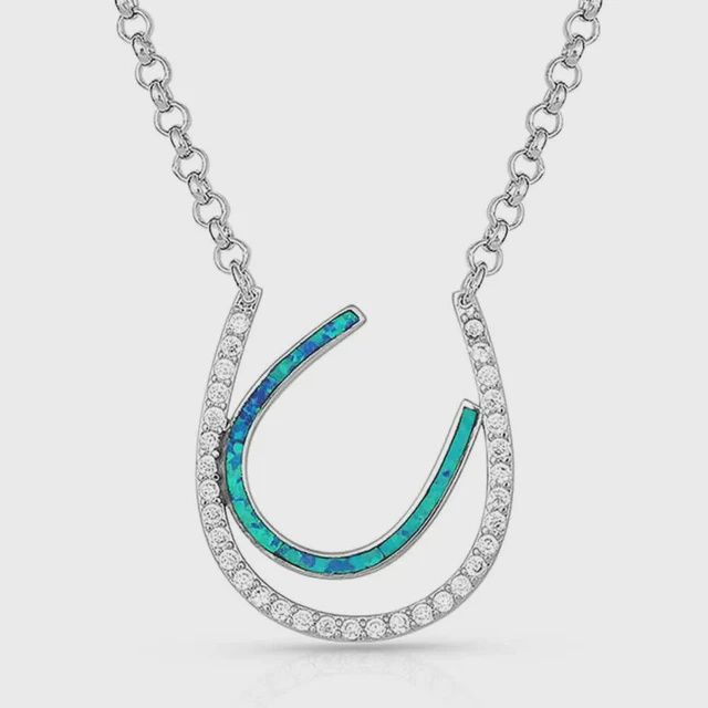 NC4921 MONTANA SILVERSMITHS TIPPING LUCK NECKLACE