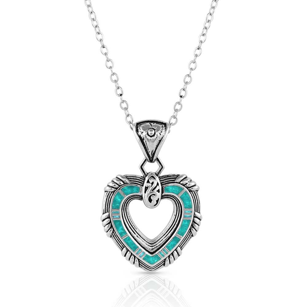 NC5477 MONTANA SILVERSMITHS LOVE CONQURES ALL TURQUOISE