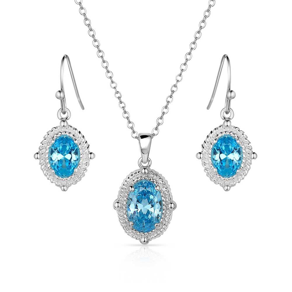 JS5781 MONTANA SILVERSMITHS ARTIC CRYSTAL CZ JEWELRY SET