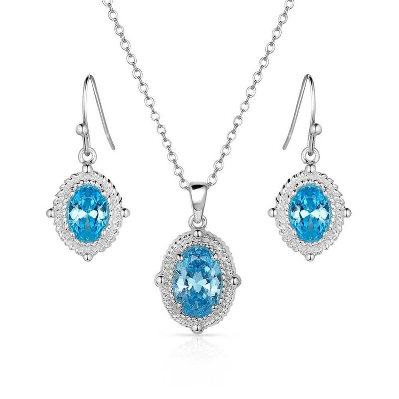 JS5781 MONTANA SILVERSMITHS ARTIC CRYSTAL CZ JEWELRY SET