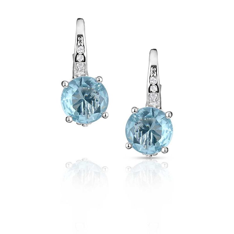 ER5808 MONTANA SILVERSMITHS ARTIC ICE CZ EARRINGS