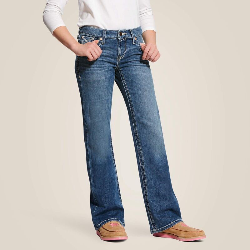 10025985 GIRL&#39;S ARIAT BOOT CUT JEAN