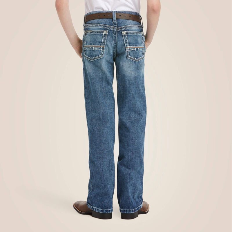 10021160 BOY&#39;S ARIAT B4 RELAXED COLTRANE BOOT CUT JEAN