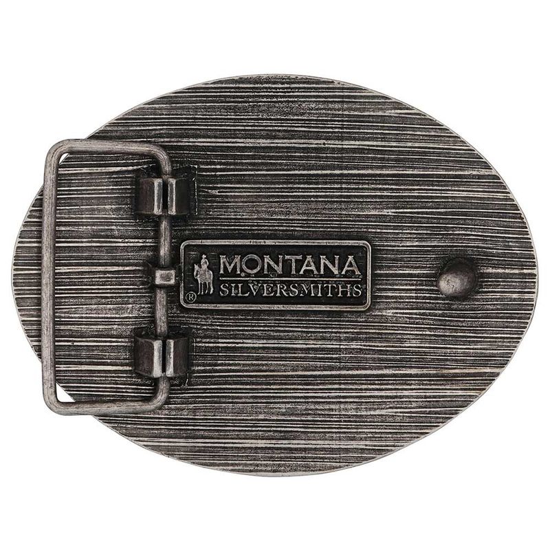 A1012P MONTANA SILVERSMITHS FREEDOM ISN'T FREE ATTITUDE BUCKLE