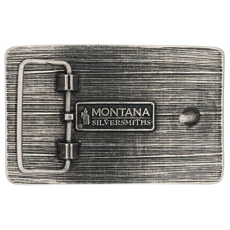 A986P MONTANA SILVERSMITHS 2-TONE BE THE FUTURE FFA ATTITUDE BUCKLE