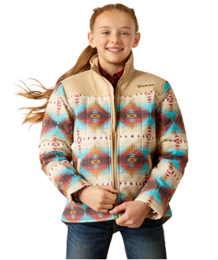 10052471 GIRL&#39;S ARIAT CRUIS JACKET - SERRANO SOUTHWEST PRINT