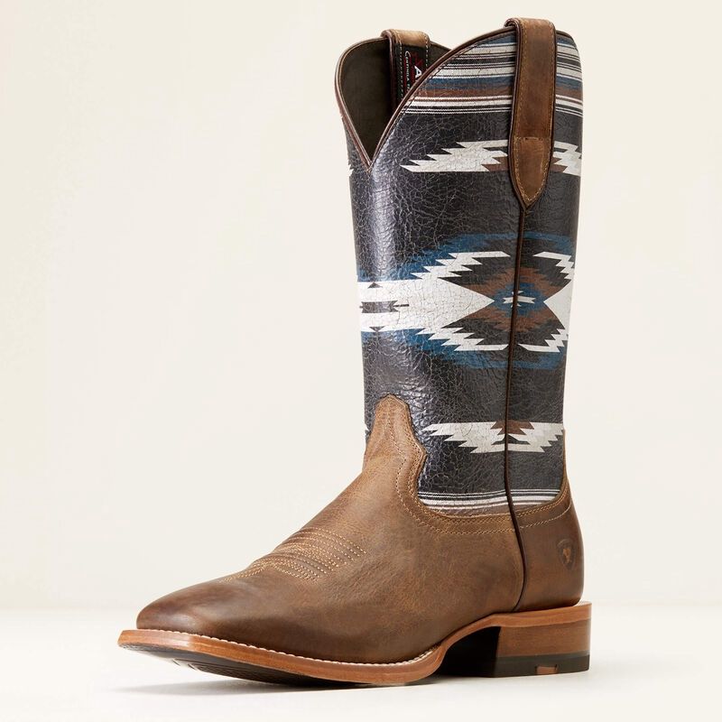 10046945 MEN&#39;S ARIAT FRONTIER CHIMAYO / CHOCOLATE SQUARE-TOE WESTERN BOOT