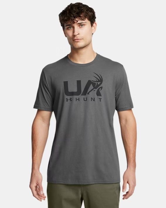 1366014-025 MENS UNDER ARMOUR ANTLER HUNT ICON GRAPHIC SHORT-SLEEVE T-SHIRT