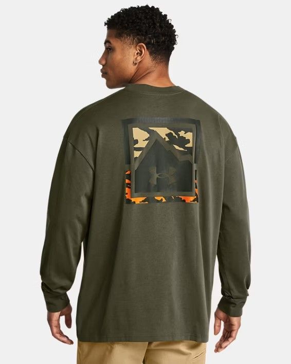 1386842-390 MEN&#39;S UNDER ARMOUR OUTDOOR MOUNTAIN GRAPHIC LONG-SLEEVE T-SHIRT
