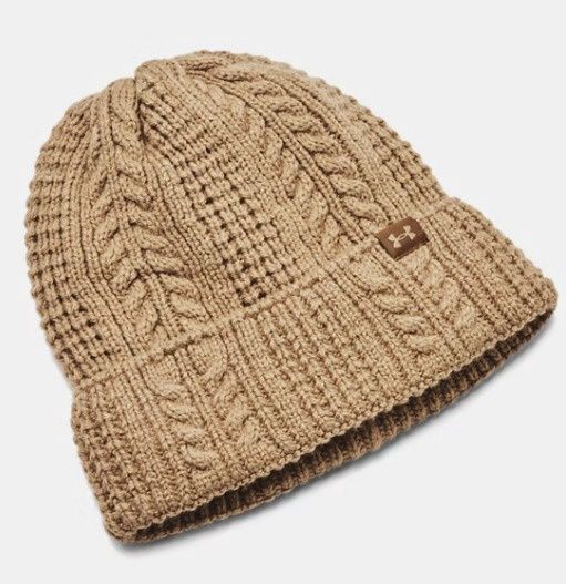 1386639-263 WOMEN&#39;S UNDER ARMOUR HALFTIME CABLE KNIT BEANIE