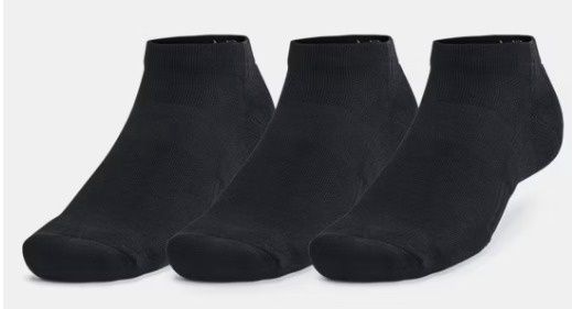 1386312-001 UNDER ARMOUR TRAINING COTTON LOW CUT SOCKS - 3 PACK