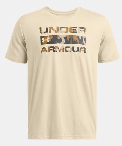 1361903-289 MEN&#39;S UNDER ARMOUR STACKED LOGO FILL SHORT-SLEEVE GRAPHIC T-SHIRT