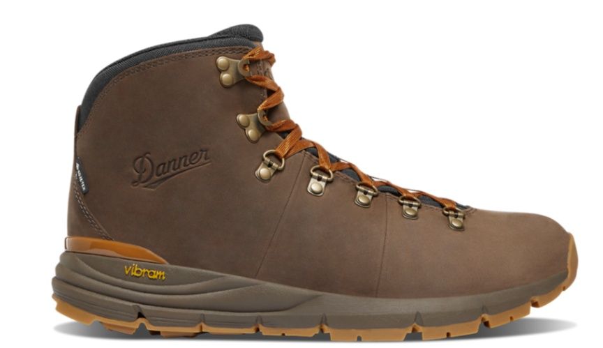 62304 MEN&#39;S DANNER MOUNTAIN 600 LEAF 4.5&quot; LOAM BROWN/GLAZED GINGER GTX LACER WORK BOOT