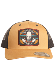 BU40X05079 ROCK &amp; ROLL MUSTARD DALE BRISBY &quot;RADIATOR RANCH&quot; SNAPBACK HAT