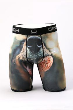 MXY6010013 MEN&#39;S CINCH 9&quot; DOG BOXER BRIEF