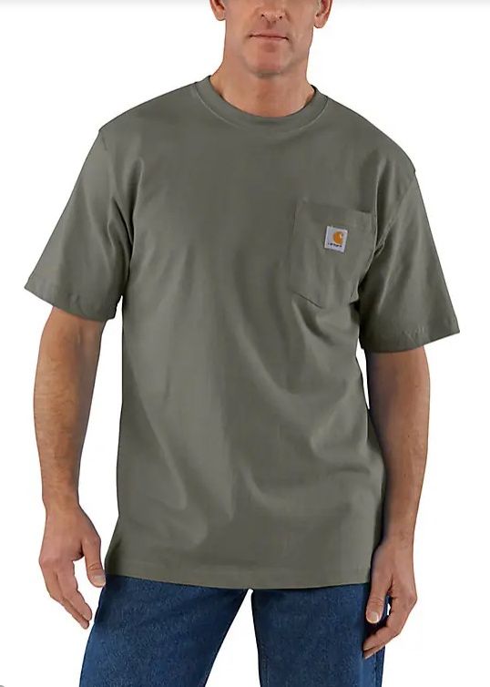 K87 DOV MEN'S CARHARTT SHORT-SLEEVE WORKWEAR POCKET TEE