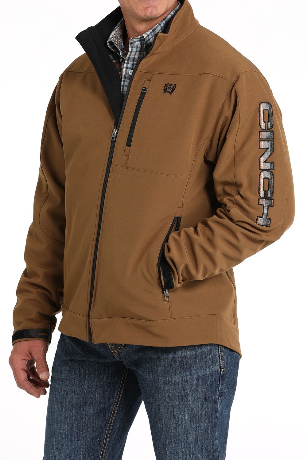 MWJ1567012 MEN&#39;S CINCH BROWN BONDED JACKET
