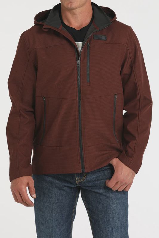 MWJ1593003 MEN&#39;S CINCH RED BONDED HOODIE