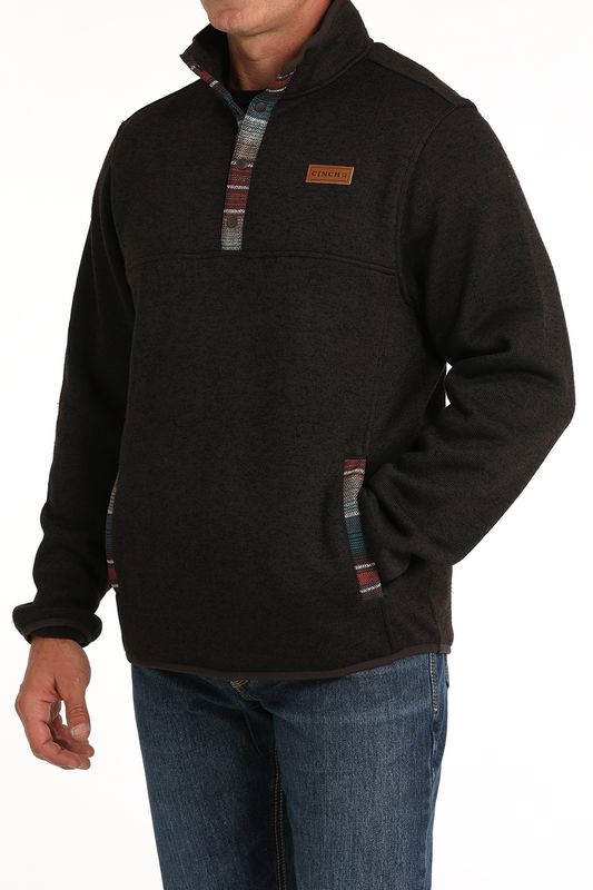 MWK1534007 MEN&#39;S CINCH BROWN PULLOVER SWEATER