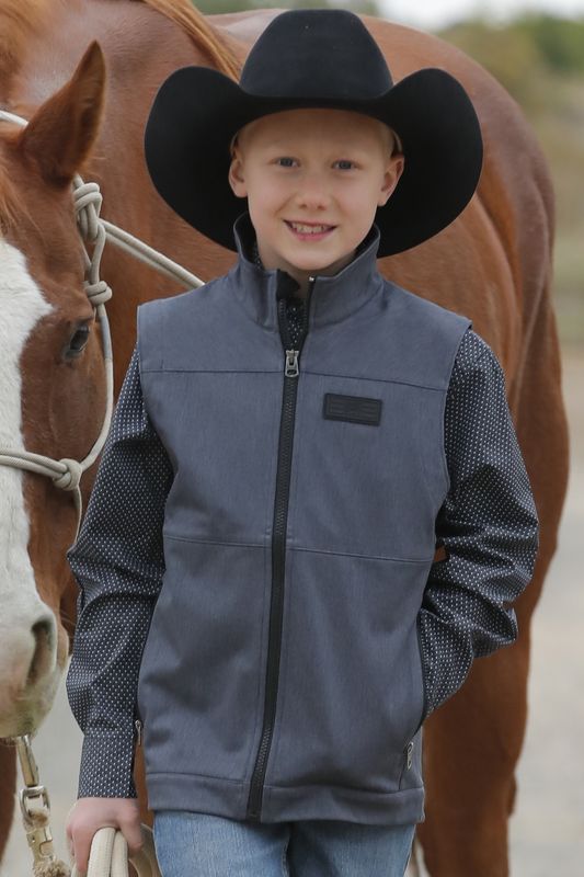 MWV5160001 BOY&#39;S CINCH NAVY BONDED VEST