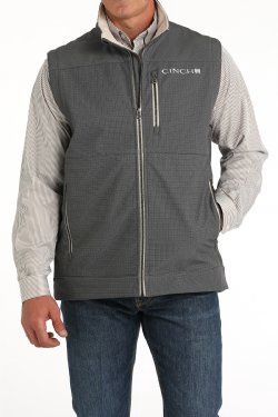 MWV1541008 MEN&#39;S CINCH GRAY CONCEALED CARRY BONDED VEST