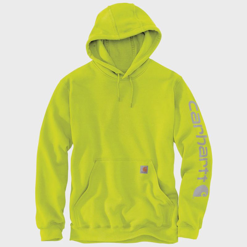 K288 BLM CARHARTT LOOSE FIT MIDWEIGHT LOGO SLEEVE GRAPHIC HOODIE