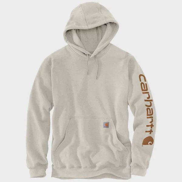 K288 W03 CARHARTT LOOSE FIT MIDWEIGHT LOGO SLEEVE GRAPHIC HOODIE