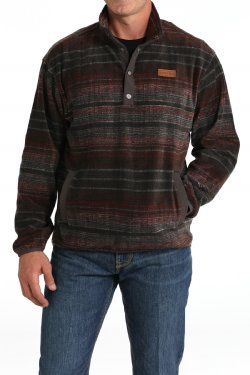 MWK1514023 MEN&#39;S CINCH BROWN POLAR FLEECE