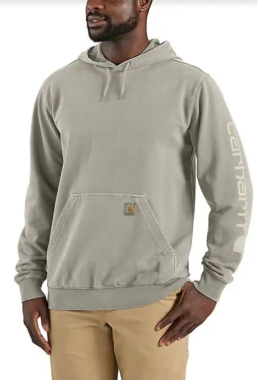 106253-E00 MEN&#39;S CARHARTT RE-ENGINEERED RELAXED FIT MIDWEIGHT GARMENT DYED FRENCH TERRY GRAPHIC SWEATSHIRT