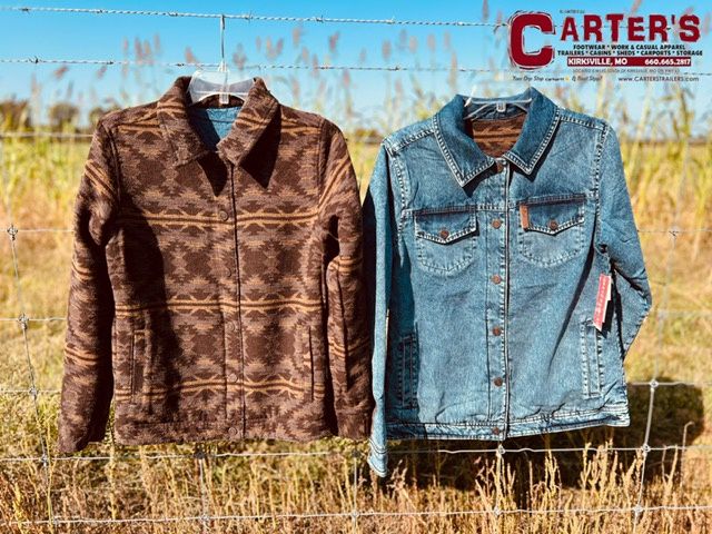 MAJ9906001 WOMEN&#39;S CINCH INDIGO REVERSIBLE TRUCKER JACKET