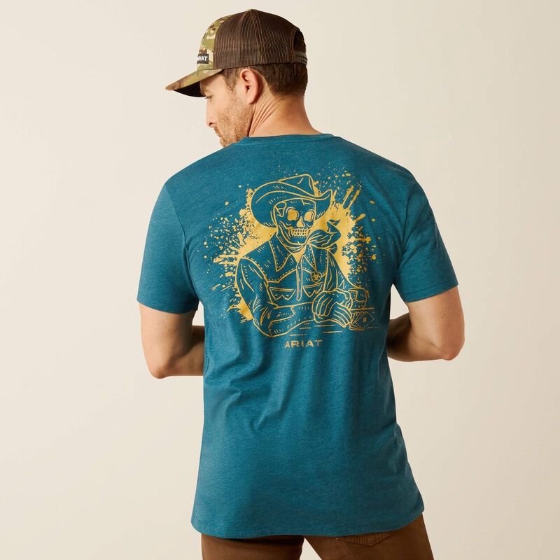 10054003 MEN&#39;S ARIAT PLAYED OUT SHORT-SLEEVE GRAPHIC T-SHIRT