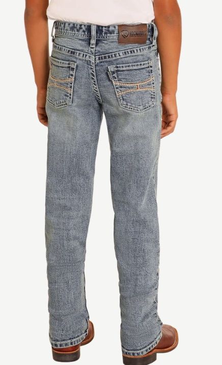 HB1RD05039 BOY&#39;S HOOEY BY ROCK &amp; ROLL REVOLVER STRAIGHT SLIM FIT JEAN