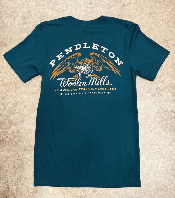 RG1181 MEN'S PENDLETON ATLANTIC EAGLE GRAPHIC SHORT-SLEEVE TEE