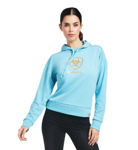 10039645 WOMEN&#39;S ARIAT JUST HOODIE - MILKY BLUE