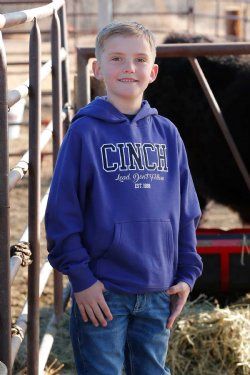 MWK7510008 BOY&#39;S CINCH PURPLE PULLOVER HOODIE